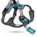 Embark Adventure No-Pull Large Dog Harness – Reflective Trim, Military-Grade Nylon, Front Clip with Gel-Lined Handle