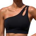 Talisea Women One Shoulder Bikini Top - Keyhole Swim Tops Only Padded Swimsuit Bra 2025 Bathing Suit Size M