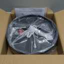 ZHU YAN 13 inch Farmhouse Ceiling Light Fixture,3-Light Hallway Light Fixtures Ceiling,Black Flush Mount Ceiling Light,Light Fixture Ceiling Mount for Kitchen Hallway Entryway,E26 Base1 Pack