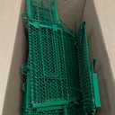 Qualirey 10 Pcs Humane Rat Trap Chipmunk Squirrel Cage Trap 4.33 x 4.33 x 9.06 Inches Foldable Rodent for Small Live Animal Voles Hamsters Catch and Release for Kitchen Yard Garage (Green)