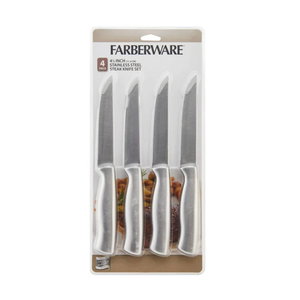 Farberware Set of 4 Stainless Steel Steak Knives
