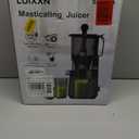 Cold Press Juicer, 5.8" Wide Feed Chute Juice Extractor Machine with 400W, High Juice Yield, Slow Masticating Juicer for Whole Vegetables & Fruits, Light Grey