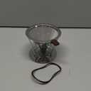 Pour Over Coffee Dripper, Pour-over Filters with 800 Mesh Steel Mesh Optimize Extraction For Rich Coffee Flavor, Stainless Steel Filter, Paperless Pour-over