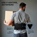 Back Brace for Lower Back Pain Relief - Lumbar Support Belt for Sciatica, Herniated Disc, and Scoliosis - Breathable Design with Support Pad - Ideal for Home, Work, and Lifting - Men & Women (Large)