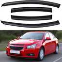 Window Visors Rain Guards Shield for 2011-2015 Cruze Sedan, Out-Channel Window Vent Wind Deflectors Visors Shades for 2016 Cruze Limited