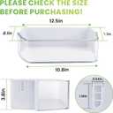 Upgraded DA97-12650A Refrigerator Door Shelf Bin (Right) fit for Samsung Refrigerator Parts RF260, RF261, RF263 Replaces DA63-06963 DA63-07104A - BY AMI PARTS