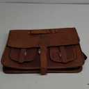 Cuero DHK 16 Inch Vintage Handmade Leather Messenger Bag Laptop Briefcase Computer Satchel Bag for Men & Women (16 Inch Medium)