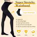 Medical Compression Pantyhose for Women Men, 20-30 mmHg Graduated Compression Tights, Closed Toe Compression Stockings, Support Hose, High Waist Compression Leggings for Varicose Veins, Edema