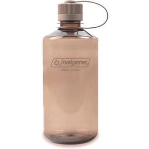 Nalgene Leak Proof Tritan BPA-Free Water Bottle - 32 oz Narrow Mouth - Made in the USA for Outdoor Use & Daily Hydration (Mocha)