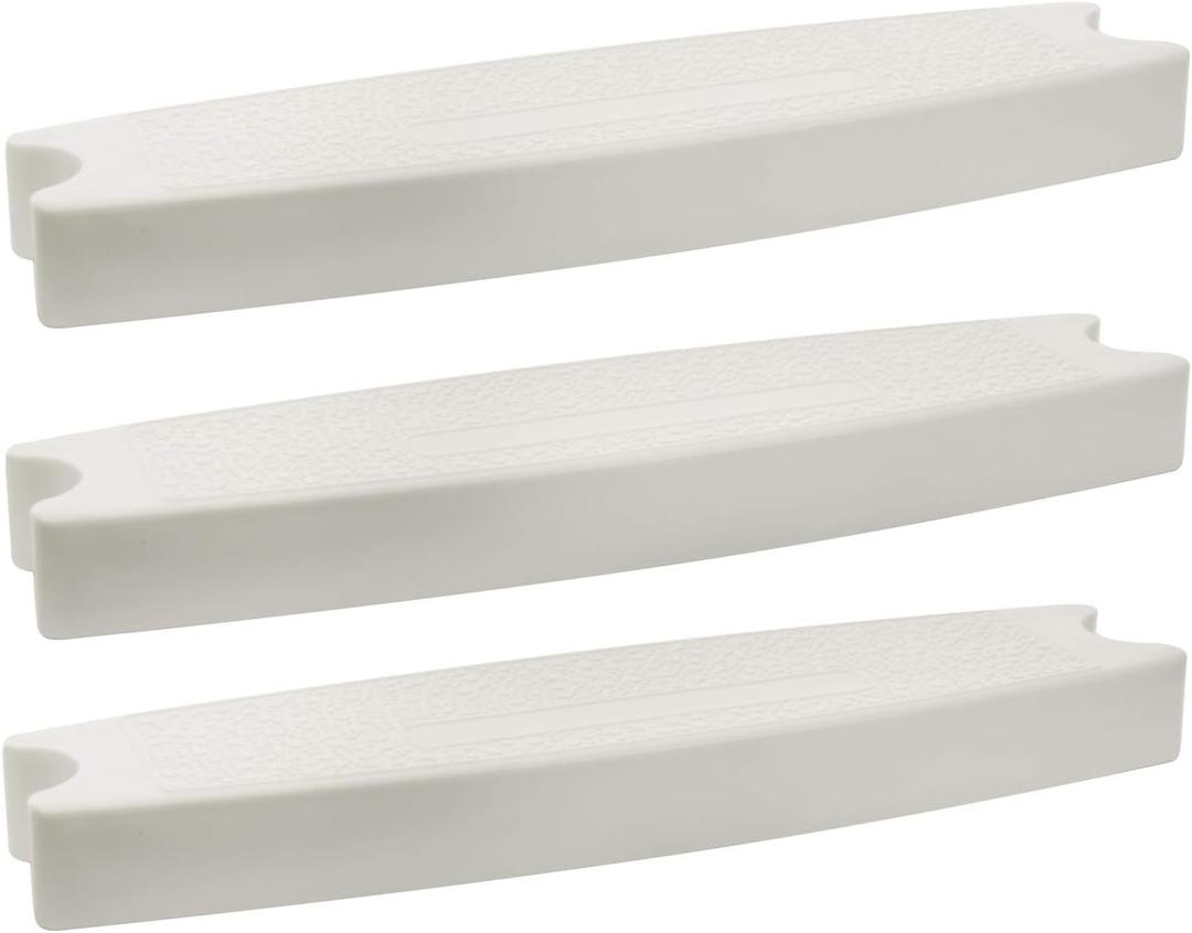 Aqua Select Replacement Plastic Pool Ladder Steps for Stainless Steel Pool Ladders | Pack of 3 | Fits 1.90" OD Ladders for Above Ground or Inground Swimming Pools | 250 Pound Capacity