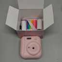 Kids Camera Instant Print, Toddler Toys Christmas Birthday Gifts for Girls Boys, Portable Digital Camera 64GB SD Card, Kid Toy for Ages 3-12 Girl Xmas Gift for 3 4 5 6 7 8 9 10 Year Old (Pink)