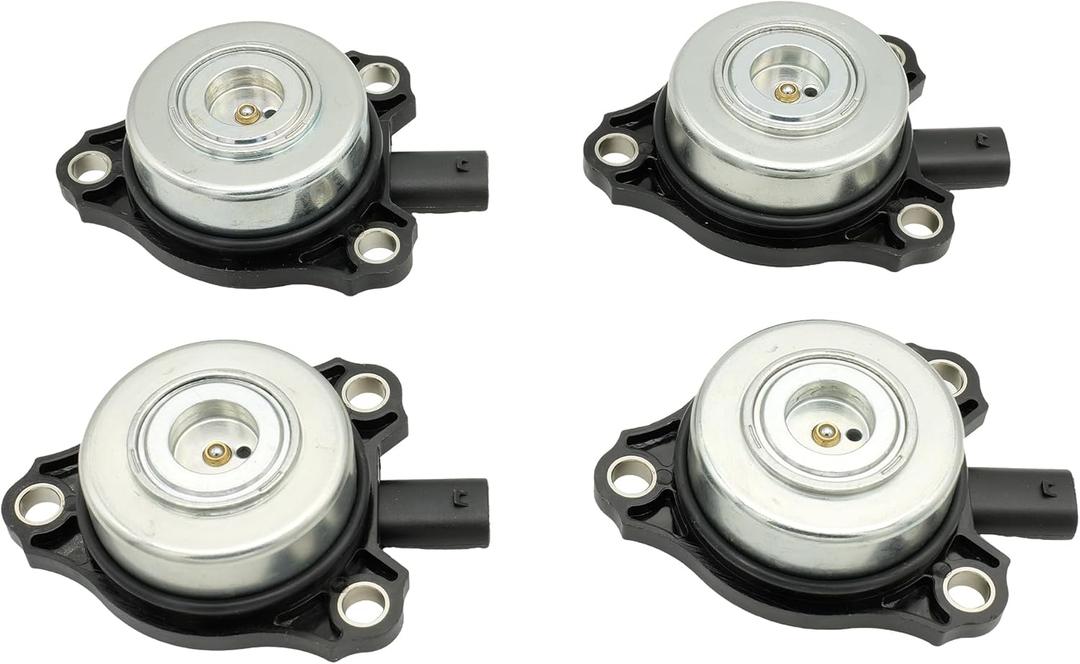 4 PCS Camshaft Adjuster Magnet Solenoid Kit 2720510077 for Mercedes-Benz C300 CL550 CLK350 CLS550 E350 G550 GL450 GLK350 ML350 R350 S550 SL550 Replaces # 272-156-00-00 272-051-01-77
