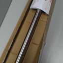 BRIOFOX Industrial Shower Curtain Rod - Never Rust Non-Slip 43-72 Inch 304 Stainless Steel, Brushed Nickel