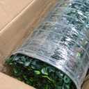 Artificial Boxwood Roll Panel Backdrop: 40"X120" UV-Anti Greenery Faux Grass Wall Hedge for Indoor Outdoor Green Decor & Backyard Background Decorations Fence Covering Privacy