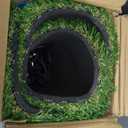 Floating Golf Green for Pool Large Size 47" x 24" Floating Putting Green for Pool, Lake with Ball Retriever & Anti-Drift Ropes for Golfers to Competitive Play and Skill Practice in Outdoor