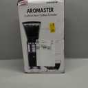 Aromaster Burr Coffee Grinder with 48 Gind Settings, Conical Coffee Bean Grinder for Home Use,Stainless Steel,40 Seconds Adjustable Timer,Antistatic,Easy to Clean with Brush