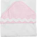 Mud Pie Children's Pink Gingham Hooded Towel