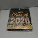 Graduation Card Box 2026 - Congrats Grad Card Boxes Holder, Black and Gold Class of 2026 Gift Cards Box for Graduation Decorations 2026 Favors Party Decor Supplies Props, 9x 9 x 9 inches, 2 Pack