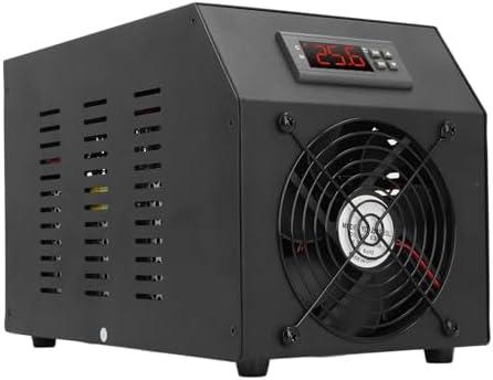 Fockety Aquarium Chiller, 16Gal 1/4HP Water Chiller for Hydroponics with Pump, 60L Fish Cooling System, Quiet Water Cooler & Heater for Coral Reef, Axolotl, Shrimp, Salt & Fresh