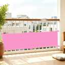 2 in 1 Soft Edge Protection,Long 111 Inches and Short 81.9 Inches,Mesh,Easy to Install (Pink)