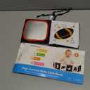 Black and White Baby Books for Newborn - Tummy Time Mirror & Sensory Toys Soft Montessori Toy for Infant Visual Stimulation, Brain Development & Early Learning - High Contrast Toys for 0-6 Months