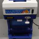 VEVOR 110V Electric Shaved Ice Machine 500W Snow Cone Maker Tabletop w/Adjustable Ice Texture, Ice Shaving Machine 265LBs/hr for Home and Commerical Use (Blue)