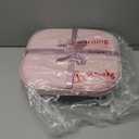 Collapsible Foot Bath Spa with heat and Massage Rollers, Foldable Foot Soak Tub with Bubbles Jets and LED light, Pedicure Foot Spa Massager with Foot Scrubber for Home Use (Pink)