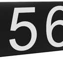Bmakre House Numbers for Outside, Metal Address Numbers for House, Waterproof, Horizontal & Vertical Mounted Address Signs for Houses,Home Hotel Office Garden Decorative Wall Plaque (Wall Mount)