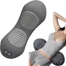 3 in 1 Electric Lumbar Support Pillow with Heat & Lift Traction 2026 New Triple Fusion Back Massager, Lower Back Pain Relief Deep Tissue Support Pillow for Bed Car Office Chair Memory Foam 