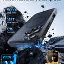 Magnetic for iPhone 16 Case Military-Grade Dual-Layer Shockproof, Heavy Duty Rugged Protection Phone Case [Fit for MagSafe] Anti-Fingerprint Anti-Scratch for iPhone16 Cover 6.1", Blue