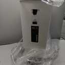 simplehuman 40 Liter / 10.6 Gallon Slim Kitchen Step Trash Can With Secure Slide Lock, White Plastic