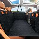 Back Seat Extender,Dog Seat Cover for Back Seat,Hard Bottom Car Seat Cover for Dogs,Dog Hammock for Car,Back Seat Pet Cover for Dogs
