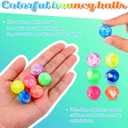 Deekin 2000 Pcs Small Bouncy Balls Bulk 0.78 Inch/ 20 mm Rubber High Bouncing Balls Neon Cloud Bounce Mini Bouncy for Birthday Party Favors Gift Prizes Vending Machines Fillers Outdoor