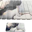 Stone Dish Drying Mat, Foldable Diatomaceous Sink Mat Fast-Drying, Non-Slip, Easy-Clean Stone Drainer for Kitchen & Bathroom (15.75 x 23.62)