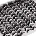 False Eyelashes 48 Pairs 6 Styles Mixed Fake Eye Lashes Bulk Wholesale Dramatic Thick 5D Wispy Strip Faux Mink Eyelashes Multipack