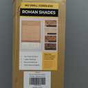 No Drill Cordless Roman Shades. 28"Wx64"H Alternate Sand Tan
