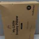 KeaBabies 2-Pack Toddler Pillows 2 Year Old to 5-13x18 Soft Organic Cotton Kids Pillow for Sleeping, Travel, School, Daycare, Nap, Toddler Bed, Machine Washable, Without Pillowcase (Mist Pink)