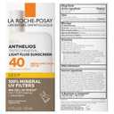 La Roche-Posay Anthelios Sunscreen SPF 40, Ultra-Light Fluid Broad Spectrum SPF 40, Face Sunscreen with Titanium Dioxide Mineral, Lightweight & Fast-Absorbing, Oil-Free, Matte Finish