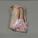 Nuanchu 3 Pcs Female Dog Diaper Sanitary Panties with Adjustable Suspender, Washable Reusable Doggie Diapers for Small Medium Large Dog in Heat Period Menstrual Pet Cats Ducks(Rainbow Pattern,XL)
