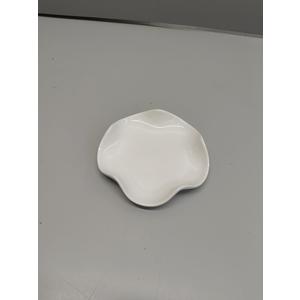 Spoon Rest for Stove Top, 5.2" Ceramic Spoon Holder for Kitchen Countertop, Coffee Spoon Rest, Large Cooking Spatula Holder for Spoons, Ladles or Tongs, Housewarming, Christmas Gifts, White