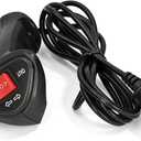 Electric Winch Remote Controller 3 Prong Electric Warn Winch Control, Car Electric Winch Remote Control with 9.2ft Cable for Car Off Road Vehicle Solid Plastic Material NOT FOR Warn winch