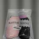 RATIVE Anti Slip Ankle Socks with Grips for Baby Toddler Kids Boys Girls 4 Pack Assorted Colors 6-12 Month
