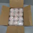 12 x Baseballs 12 Pack Dimpled Baseballs, 9-Inch Pitching Machine Balls for Hand-Eye Coordination, Hitting and Fielding Practice
