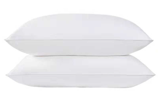 100% Brushed Microfiber Pillowcases Set of 2, Soft and Cozy, Wrinkle, Fade, Stain Resistant (White, Queen)
