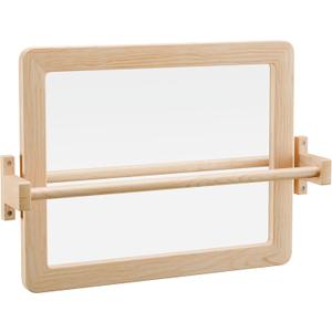 Montessori Baby Pull Up Bar, Montessori Small Mirror is Suitable for Babies Aged 6 to 18 Months, Infants Registry Item, 19.7 * 15.8 inches
