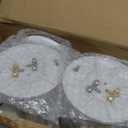 30 Pcs E26 Medium Base Ceiling Lamp Holder Keyless Light Sockets White Bulb Socket Incandescent Fluorescent CFL Lamp Holder 660w 250v (Phenolic Resin)