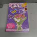 Britik Arts and Crafts for Kids Ages 8-12: Poke in Fun Art Kits for Girls, Poke Art Flower Bouquet Craft Kit, Fabric Arts for Kids DIY Flower Bouquet Kit Birthday Gift for Girls 8 9 10 11 12, Green