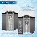 Hibbent 2 Pack 3 in 1 Bathroom Sink Drain Strainer, Pop Up Stopper with Removable Stainless Steel Filter Basket Hair Catcher, Sink Plug for 1.1''~2.36'' Basin, Brass Bullet Core, Oil Rubbed Bronze