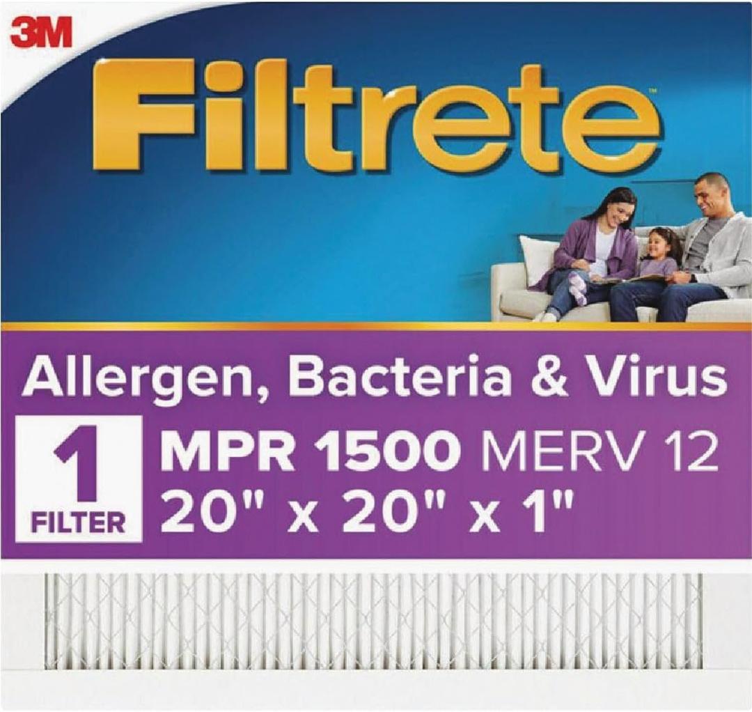3M Filtrete Ultra Allergen Reduction FPR9 Air Furnace Filter 20" X 20" X 1"