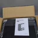 Portable Closet, Easy Assembly, Large Capacity Wardrobe Closet, Sturdy and Stable Clothes Rack with Shelves 4 Storage Baskets and 2 Hanging Rods, for Bedroom and Cloakroom Black (50 Inch)